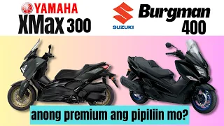 Suzuki Burgman 400 vs Yamaha XMAX 300 | Side by Side Comparison | Specs & Price | 2023 Philippines