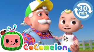 [ 30 MIN LOOPED ] Old Macdonald Had a Farm | @CoComelon | Kids Learning Videos | ABCs And 123s