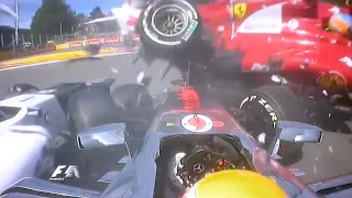 F1 2012 Onboard Crashes