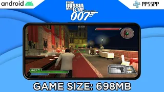 007 FROM RUSSIA WITH LOVE [60 FPS] | PPSSPP ANDROID | PSP GAMEPLAY