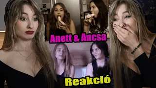 REAKCIÓ I Nézzünk egy privát videót?!🤣😐 - Anett & Ancsa