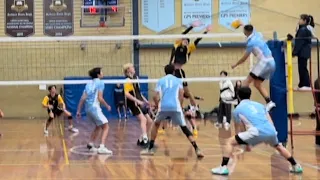 INTENSE HIGH SCHOOL VOLLEYBALL | Sydney Boys High v Sydney Grammar School | GPS Round 3