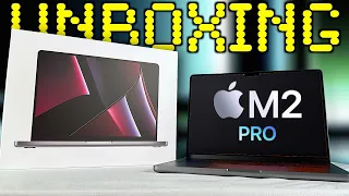 NEW M2 PRO! 14-inch Macbook Pro (Space Gray) UNBOXING! 💻 | ChaseYama Tech