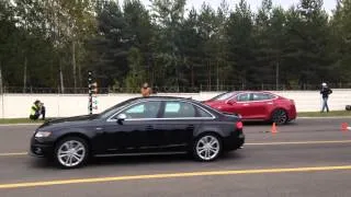 S4 B8 vs Tesla Model S P85+