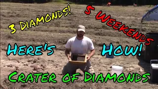 Success Finding Diamonds at the Crater of Diamonds State Park