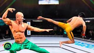 UFC4 Bruce Lee vs Shadow Shaolin EA Sports UFC 4 PS5