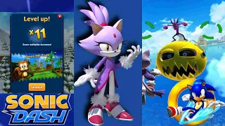 Unlocked Green Hill Zone | Sonic Dash Run | Blaze Defeated Eggman and Zazz | (IOS) Gameplay