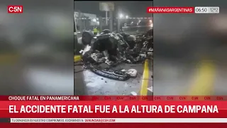 CHOQUE FATAL en PANAMERICANA: EL CONDUCTOR FALLECIÓ tras IMPACTAR contra una CABINA de PEAJE