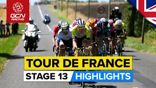 Huge Summit Finish On Bastille Day! | Tour De France 2023 Highlights - Stage 13