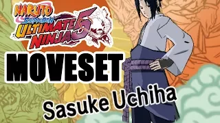 Naruto Ultimate Ninja 5 (PS2) - Sasuke Moveset