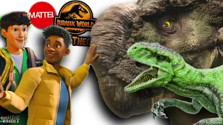 Darius & Kenji Vs Green ATROCIRAPTOR!!! | Jurassic World Chaos Theory Toys