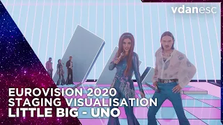 Little Big - Uno - Eurovision 2020 3D Stage Visualisation