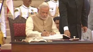 Narendra Modi takes sworn in as India's new prime minister