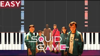 SQUID GAME OST - I Remember My Name EASY Piano Tutorial