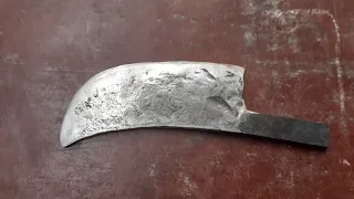 Making   Meat Cleaver knife |mutten knife | Indian black smith