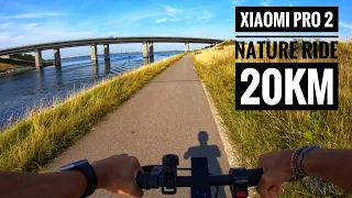 Xiaomi Pro 2 - Long Range Nature Ride | 20KM | 4K | Denmark Copenhagen