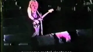 Awesome Metallica   Jason Newsted Bass Solo  2/13/87