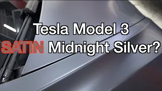 Satin Tesla Model 3 Looks Sick!