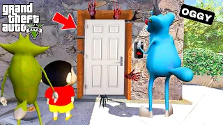 Oggy And Shinchan Found Secret Door to Another Secret Place In GTA 5!