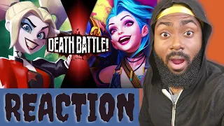 FIRST TIME REACTING to Harley Quinn VS Jinx  | DEATH BATTLE! | BEST REACTION!!!