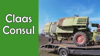 Claas Consul. Локачі, Волинська обл - Березне, Рівненська обл. Комбайн-донор