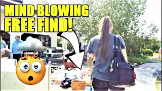 Ep425: YOU WON'T BELIEVE THIS FREE FIND!!  🤯🤯🤯  AMAZING ANTIQUE YARD SALE FINDS!