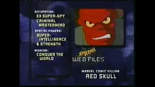 Spider-Man Web Files: Red Skull [Fox Kids, July 25, 1998]