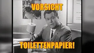 5000 ROLLEN TOILETTENPAPIER! (Aus der Sendung 'Vorsicht Falle' vom 27.08.1966)