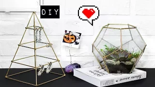 DIY EASY FLORAL GLASS TERRARIUM | JEWELRY ORGANIZER | CRYSTAL PHOTO STAND