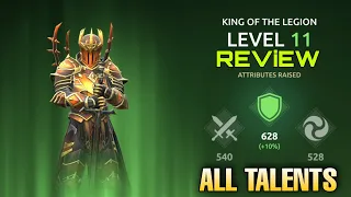 LEVEL 11!! ALL TALENTS KiNG OF THE LEGiON - Shadow Fight Arena