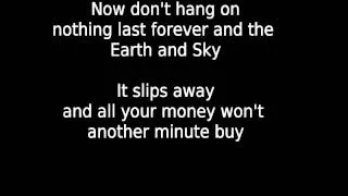 Dust in the Wind Scorpions lyrics