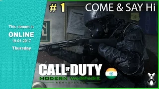 {LIVE} COD Modern Warfare Remastered | Hindi/English+FaceCam #1 #DYTL INDIANHERO007 OLD [ARCHIVE]