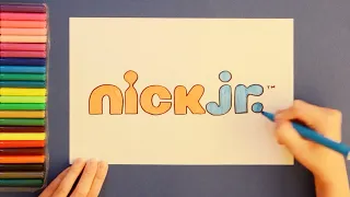 How to draw Nick Jr. Logo