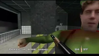 GoldenEye 007 – Facility – Unlocking Invincibility Cheat on 00 Agent Difficulty