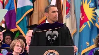 President Obama at Michigan Commencement, 2010 University of Michigan ceremony