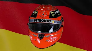2012 Michael Schumacher Brazil GP Schuberth SF1 Carbon Replica F1 Helmet