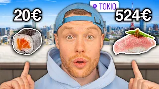 20€ vs 524€ Sushi in Japan 🇯🇵