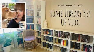 Setting Up My Home Library Vlog 📚