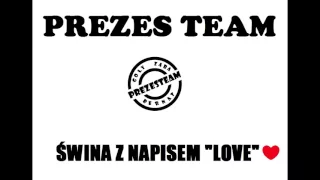 Prezes Team- Świna z napisem "LOVE"