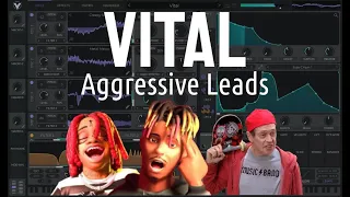 How to: Aggressive Leads (Trippie Redd, Playboi Carti - Miss the Rage) -Vital Synthesis Tutorial