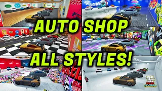 GTA 5 Online | AUTO SHOP Building - ALL STYLES - WHICH DESIGN IS BEST FOR YOU, WHAT THEY LOOK LIKE