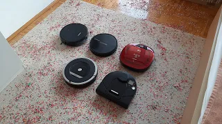 RoboVac Party#8: Roomba, Samsung, Neato, LG, Rowenta | PILE of confetti Vol.3 🥳🎊🎊🎊