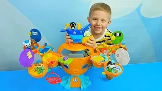 Октонавты игрушки Твик и его шлюп ледокол. Играем с Даником. Octonauts Tweak and Talking Ice Breaker