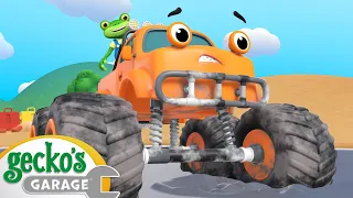 Monster Truck Rescue - Gecko's Garage | Cartoons For Kids | Toddler Fun Learning