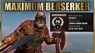 What you can do after 266 HOURS and 13.951 KILLS - Maximum Berserker | #ForHonor