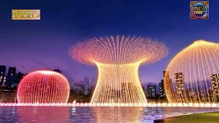 Amazing Dancing Fountain Show in Dubai original  animation