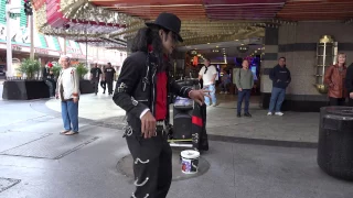 'Michael Jackson' (Sam Peiris Jackson) - Downtown Las Vegas, Fremont Street
