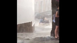 14.07.2018  Потоп в Гурзуфе  |  Гурзуф затопило