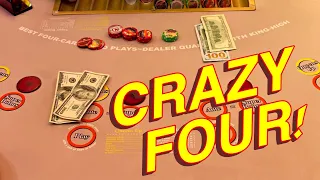 CRAZY FOUR POKER GAME!!!!