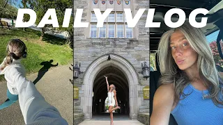 DAYS IN THE LIFE OF A SENIOR IN COLLEGE WCU, Graduation Photos, Hair Day & More!